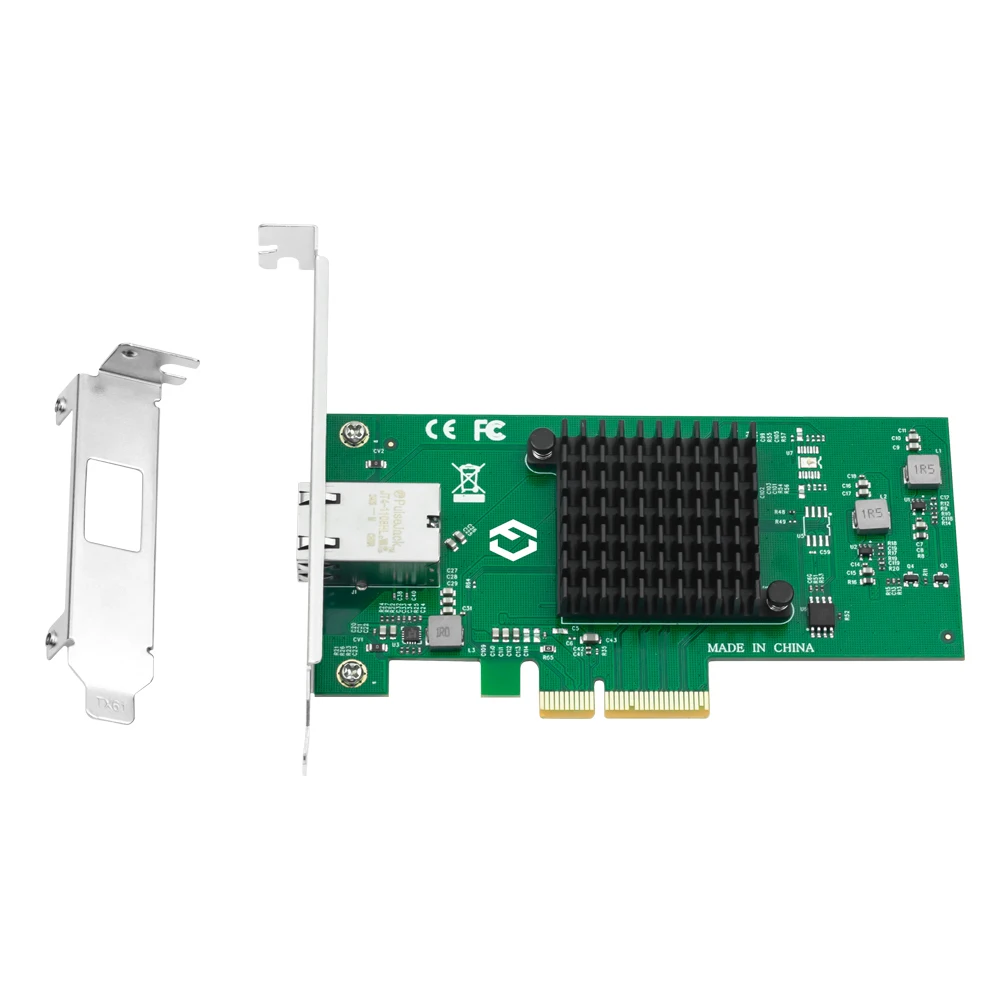 10G AQC107 PCIE-RJ45 이더넷 카드 PCIE X4 기가비트 10G/5G/2.5G/1G PCI Express LAN 어댑터(데스크탑 PC 서버용)