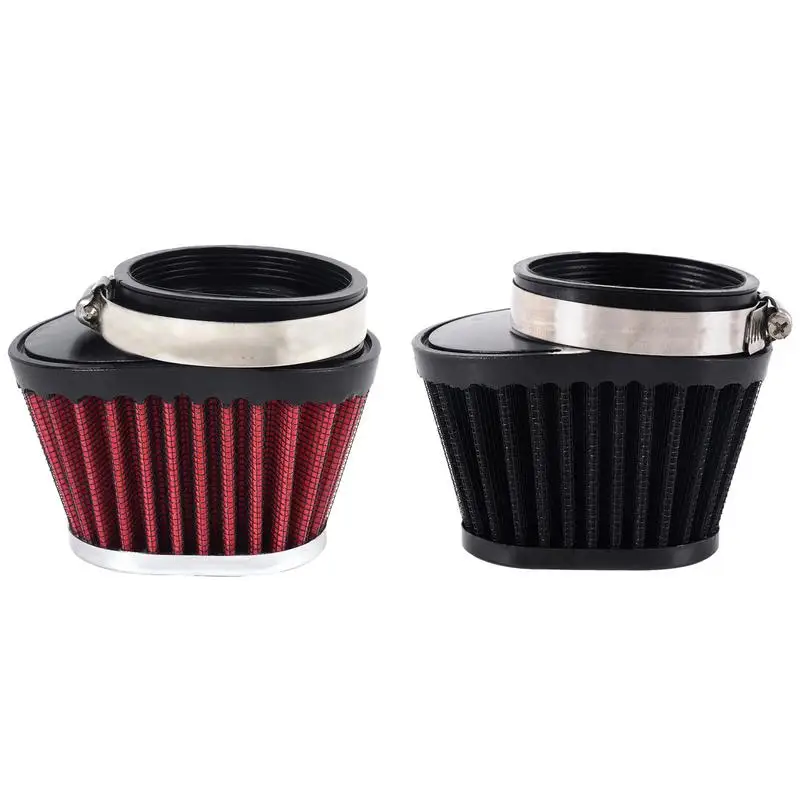 

Auto Air Intake Filter High Flow Cold Intake Air Filter Cleaner Dual-Layer Filtration Washable For Enhanced Engine Performance