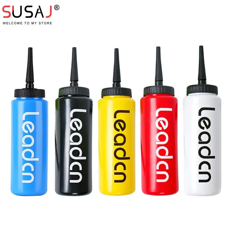 

1Pc 1000ML 5 Colors Sports Water Bottle With Long Straw Leak-proof Bottles Ice Hockey Football Bottles Sports Accessories