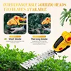 2 IN 1 Cordless Electric Hedge Trimmer 20000RPM Rechargeable Handheld Household Shrub Weeding Pruning Mower Garden Tools 4