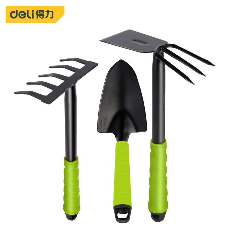 Multifunctional Garden Tools Set Hand Planting Shovel Spade Rake Trowel Home Gardening Tools for Flowers Succulent Tranplanting 2