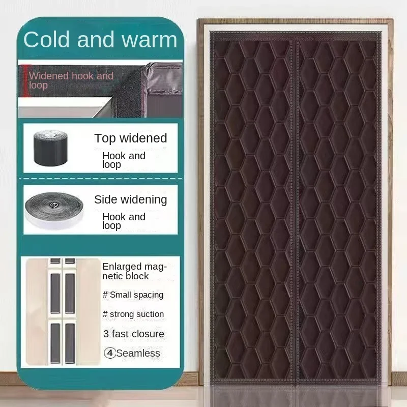 Description Picture 6 of itemWinter Door Curtain, Magnetic Curtain, Air Conditioning Partition, Insulation, Windproof, Cold Insulation, Easy To Clean