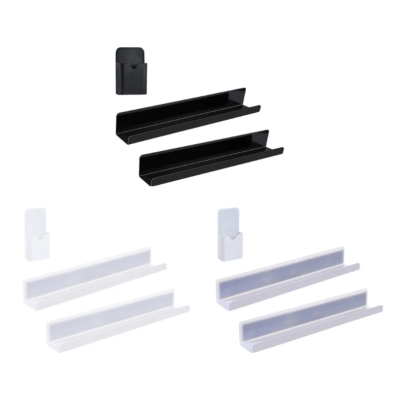 

17Inch Reusable Book Display Shelf Floating Shelves Magnetic Book Shelf for Classroom Whiteboard Kitchen Seasoning Rack