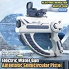 Electric Water Gun Children's Summer Fully Automatic Continuous Rechargeable Space Splashing Toys for Boys Girls Birthday Gifts 1