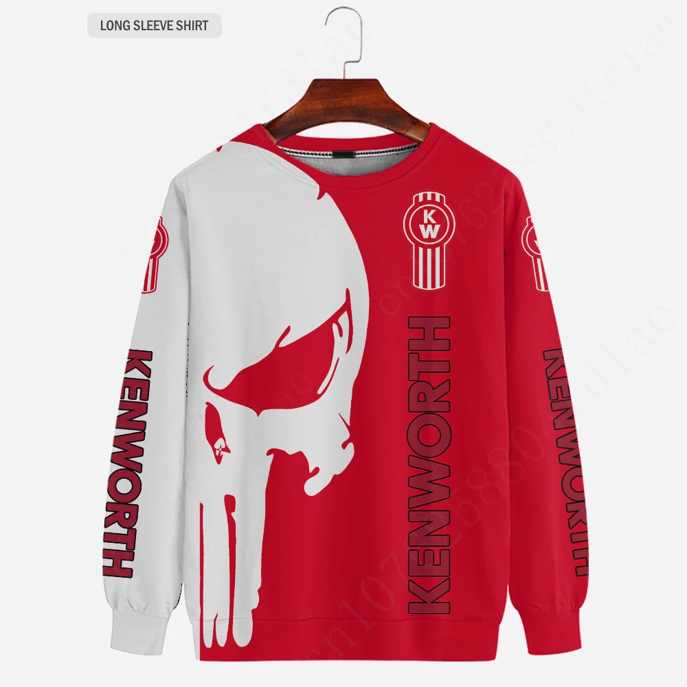 

Kenworth Harajuku O Neck Long Sleeve Casual T Shirt For Men Women Unisex Clothing 3D Printing Sweatshirt Anime T-shirts Top