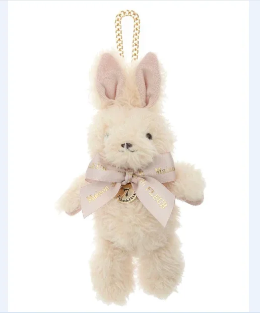 Japanese Style Cute Plush Doll 7th Anniversary Cartoon Rabbit Pattern Bag Charm Key Pendant Girl Ladies Pendant for Handbag