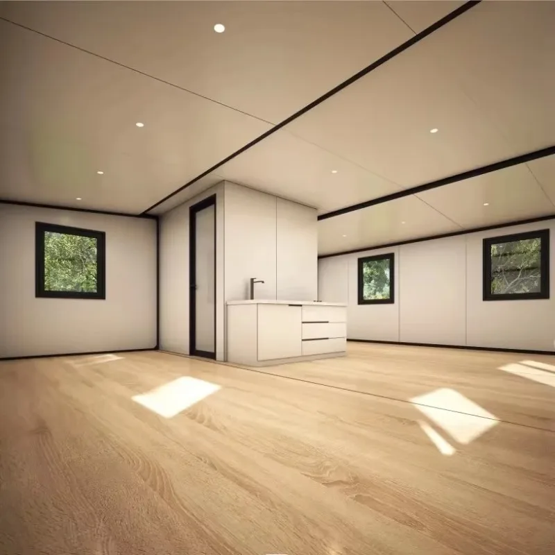 รูปสินค้า บ้านสำเร็จรูปจากตู้คอนเทนเนอร์ 36 ตร.ม. บ้านพับได้ทันสมัย