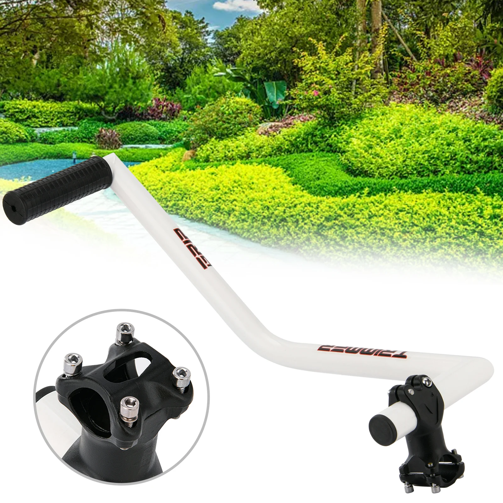 

1PCS Cord Trimmer Handle With 5mm Wrench 21x5.75inches Ergonomic Trimmer Handle Convenient Accessories For Garden Practical