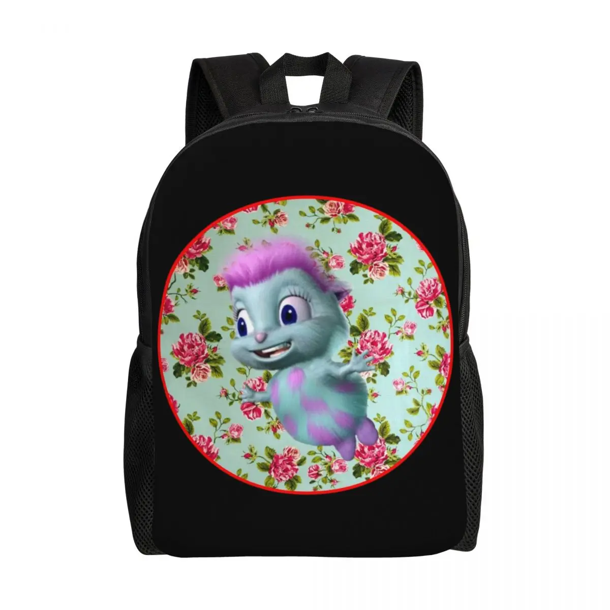

3D Print Bibble Meme Cartoon Backpack for Boys Girls Cute Manga School College Travel Bags Men Women Bookbag Fits 15 Inch Laptop