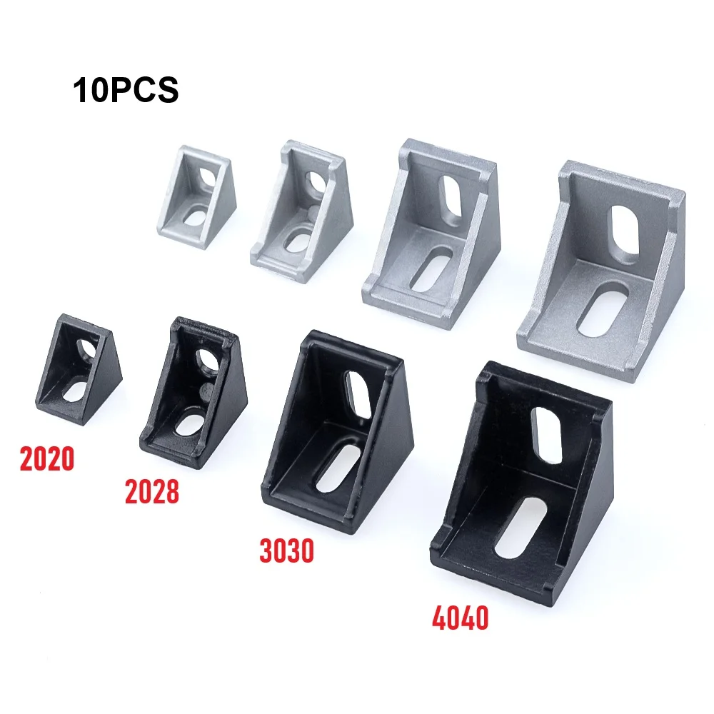 Produktbild von Aluprofil-Verbinderset – Innenwinkel, Außenwinkel & Kombi Für Profile 2020, 3030, 4040, Nut6 & Nut8