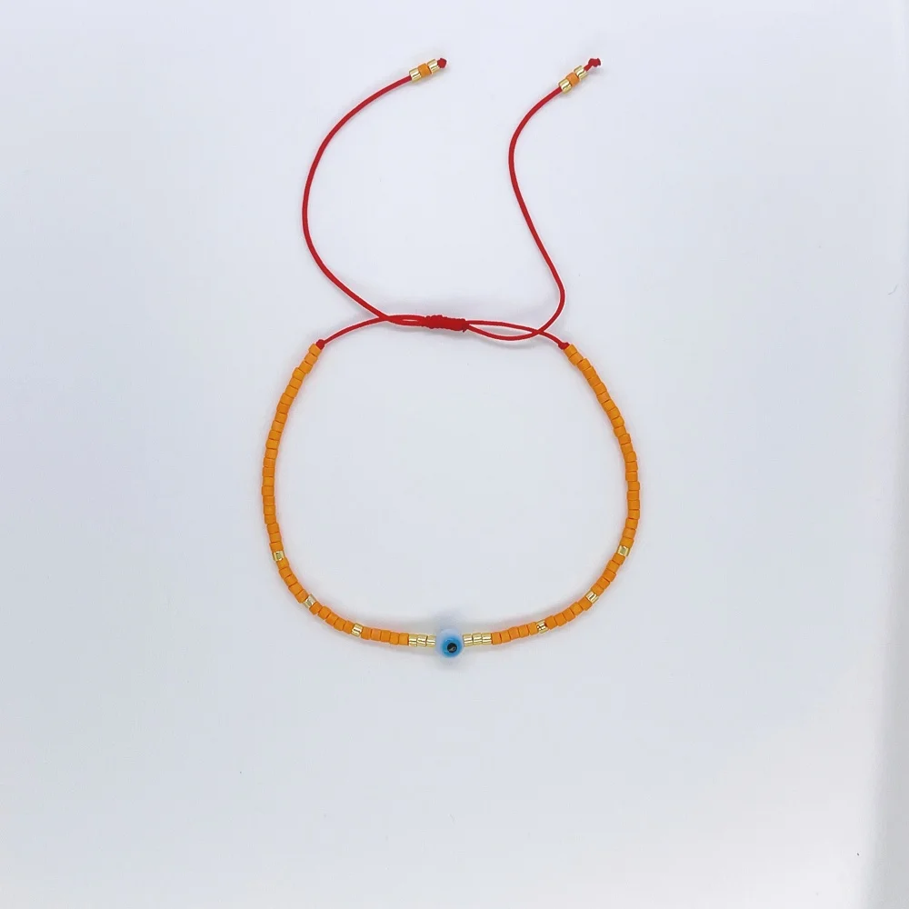 KKBEAD Handgefertigtes Miyuki-Perlen-Armband mit bösem Blick für Frauen, zierliches Accessoire, Schmuck, Geschenk, Pulseras – Detail 14