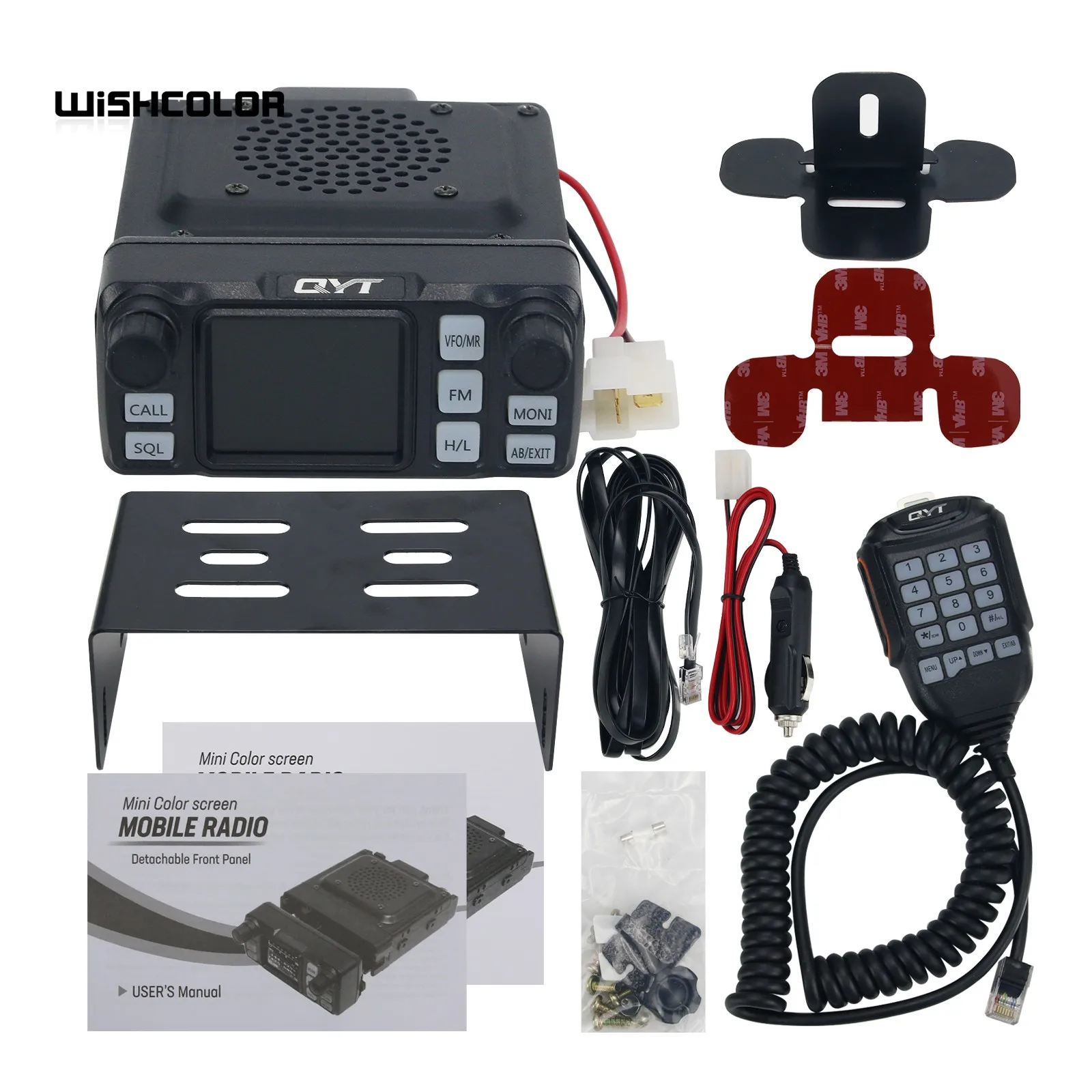 

HamGeek QYT KT-5000 25W 10KM СВЧ/УВЧ-трансивер Mini Mobile Radio с отделяемой панелью