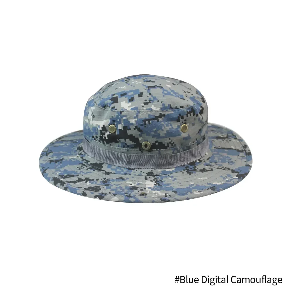 Enhanced Tactical Camouflage Boonie Hat for Men - Outdoor Hunting & Hiking Sun Cap