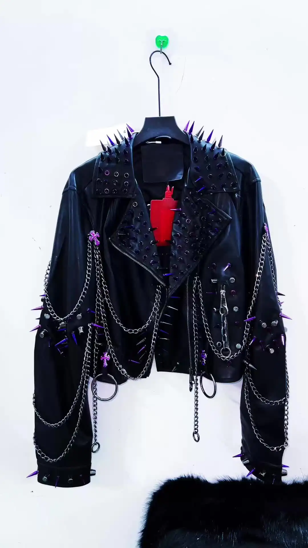 ジャケット・アウター 00s lamb leather riders jacket y2k punk Gothic Leather jacket Punk Leather jacket y2k Leather jacket