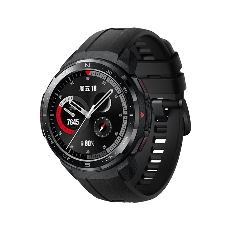 Silicone Sport Strap for Huawei Honor GS Pro – Soft and Durable Wristband Accessory for Smartwatch