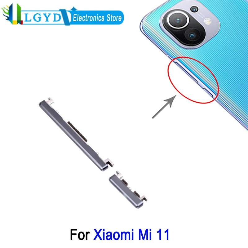 Power Button and Volume Control Button For Xiaomi Mi 11 M2011K2C M2011K2G
