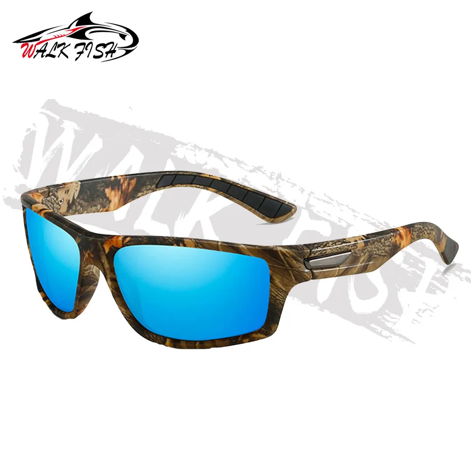 Polarized Fishing Sunglasses WALK FISH Men's Driving Sports Male Sun Glasses Hiking Fishing Classic UV400 Eyewear fishing sunglasses polarized sunglasses