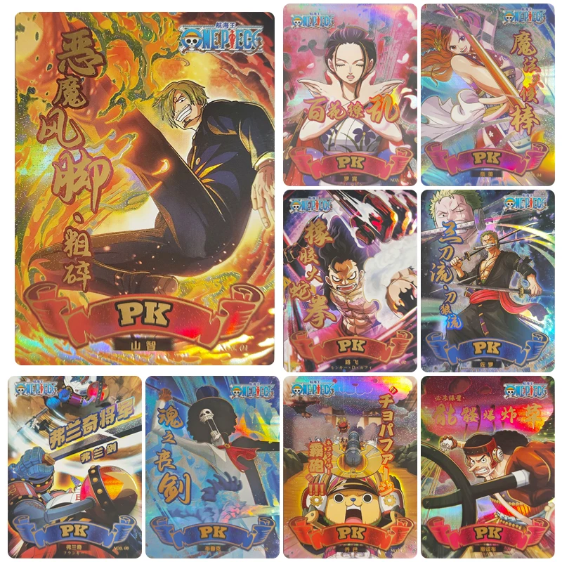 

Коллекционная карточка из серии PK ONE PIECE, персонажи аниме, Бронзирующая флеш-карта, Мультяшные игрушки, Рождественский подарок на день рождения