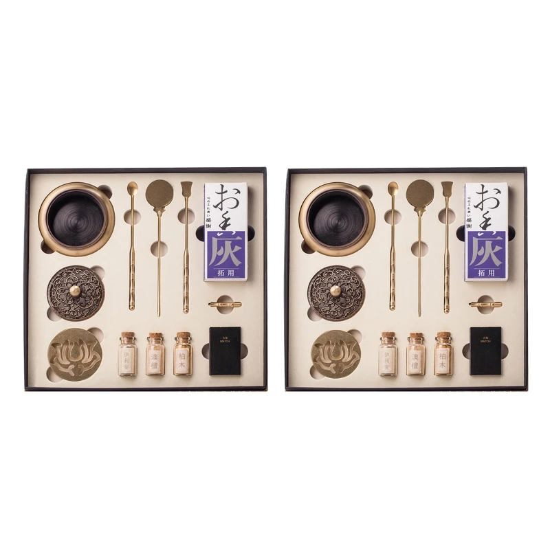 

Pure Copper Incense Burner Kit Tool Incense Road Starter 1 Set Tools Supplies