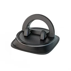 Universal Dashboard Car Phone Holder and GPS Mount with Air Vent Clip (Black)