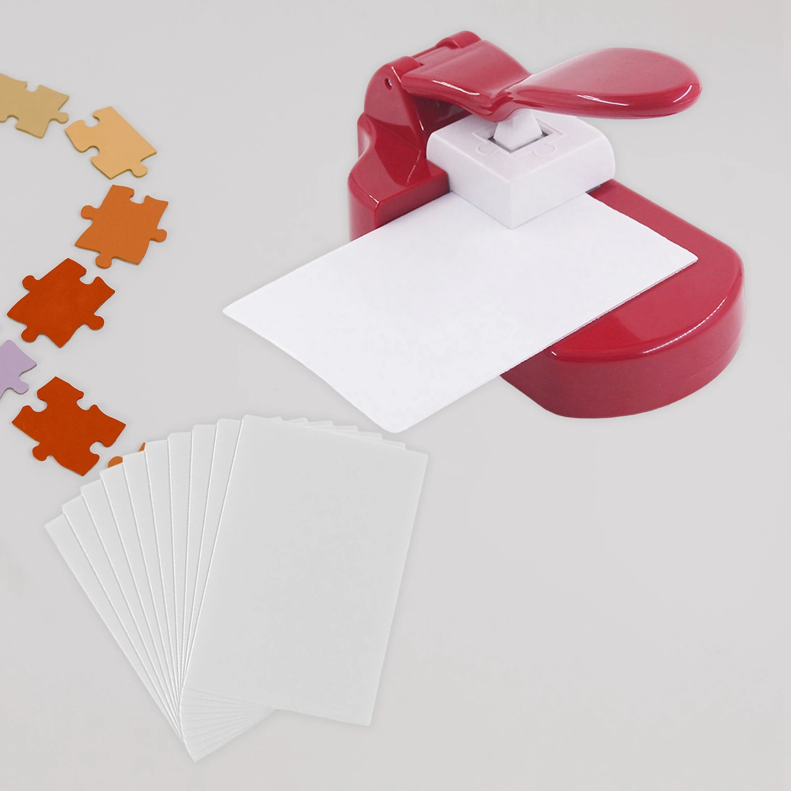 Manual Puzzle Making Machine DIY Puncher Plastic Supplies for Kids Scrapbook Embossing Cutting Tool Maker Home Handmade Cards