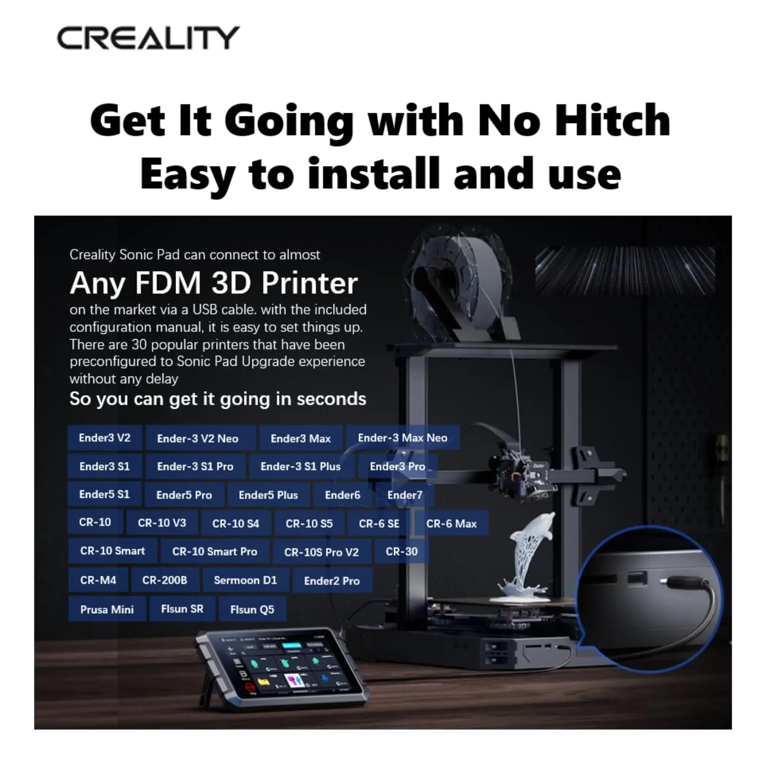 3Dプリンター Creality Ender 3 S1 Pro sonicpad 3Dプリント⑥ Creality Sonic Pad を使ってみる | ロボットを