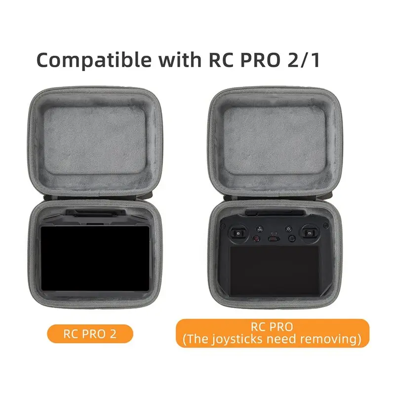 【RECOMENDAR】DJI RC Pro 2/RC 1용 리모컨 방수 보호 운반 케이스 휴대용 핸드헬드 보관 가방 하드 박스