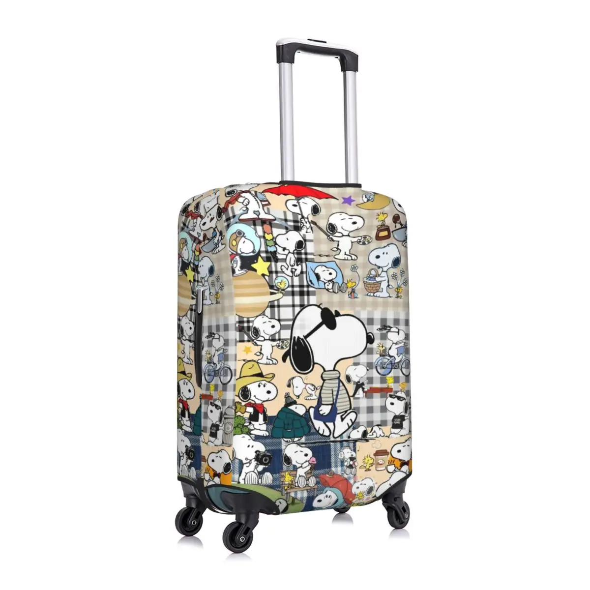 American Snoopy Dog Suitcase Cover Flight Christmas Fun Luggage Accesories Business Protection 3