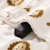 Cotton Tetra Cotton Muslin Blankets For Babies Animal Print For Newborn Things Nap Throw Towel Bath Cute Blanket Bedding 5