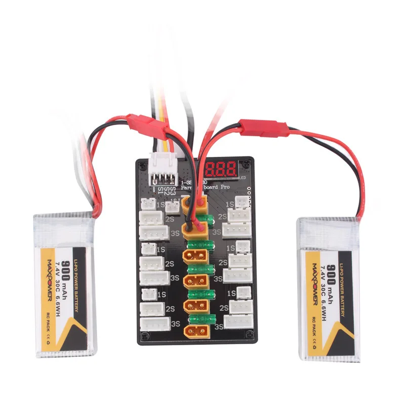 Testeur de Batterie Lipo XT60/XT30 avec Affichage Tension 1-4S