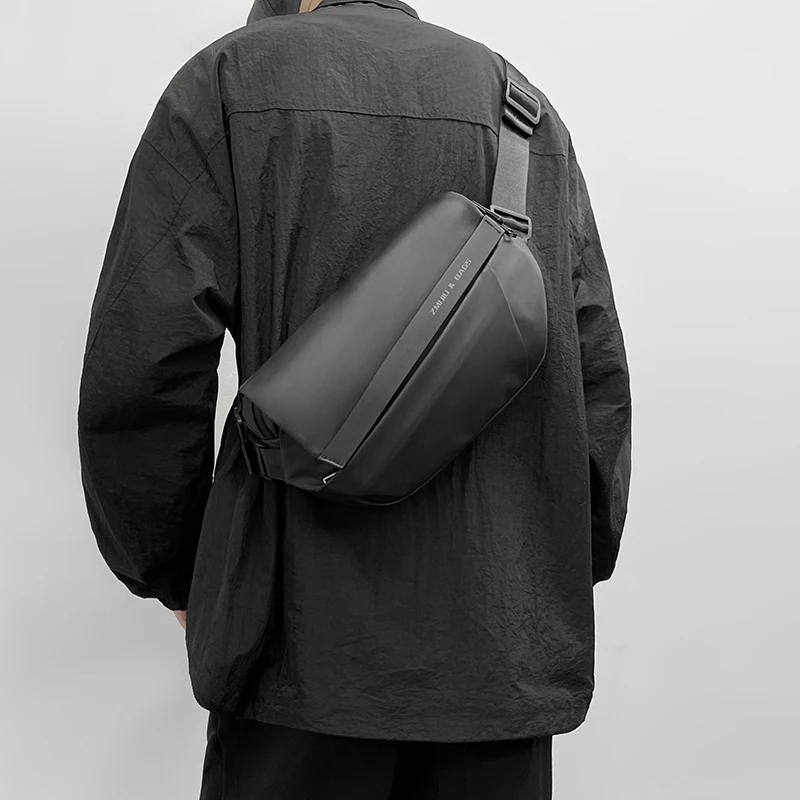 

Модная функциональная нагрудная сумка Xiao.P Studio, мужской повседневный рюкзак, сумка на плечо для поездок