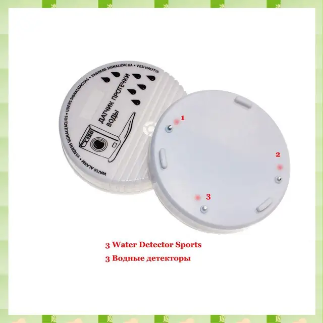 2025 Water Overflow Leakage Alarm Sensor Detector 90Db Water Level Alarm Leak Flood Detection Home Security Alarm System,Water O 4