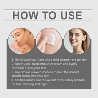 Niacinamide éclaircir la crème de nuit améliore la matité inhibe la Production de la mélanine rétrécit les Pores nourrir en profondeur crème hydratante pour la peau 6