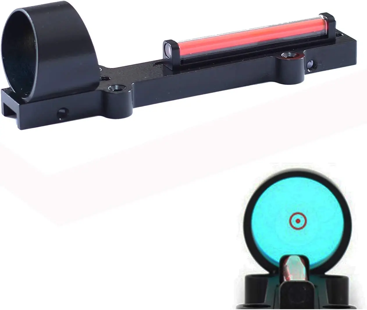

TORQ Outdoor Hunting Lightweight Fiber Sight 1x28 Red Dot Optics Scope Shooting