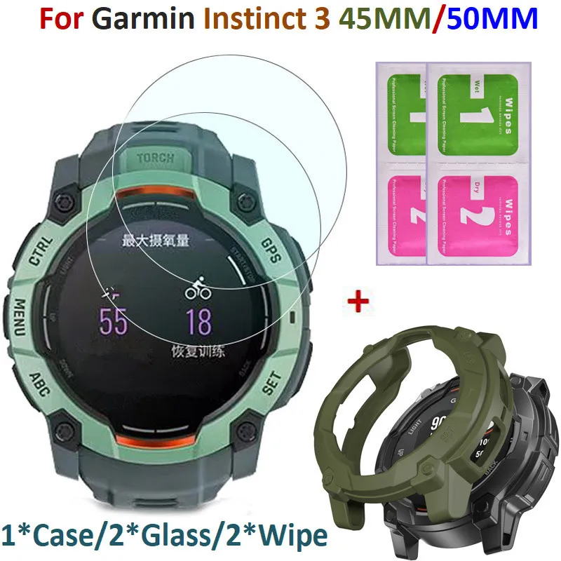 Protective Case 45MM/50MM Watch Cover for Garmin Instinct Bezel