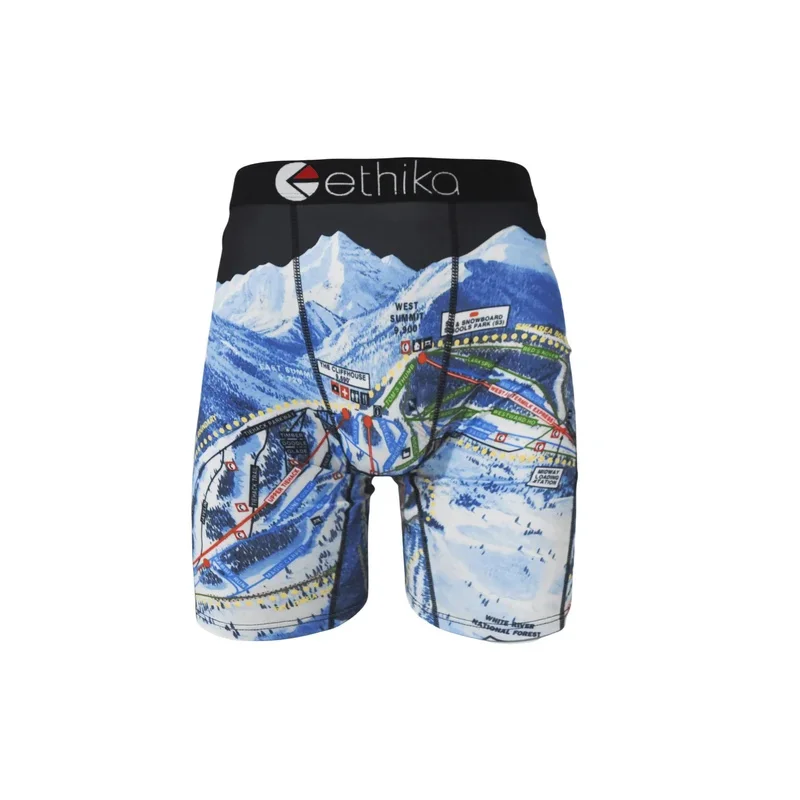 ETHIKA Sexy Men's Underwear Print Boxer Cueca Man Lingerie Men Panties Boxershorts Boxerbriefs Plus Size Boxers Briefs S-XXXL 5