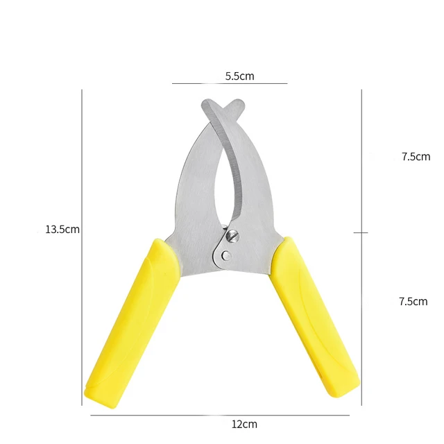 Garden Scissors Ring Shape Grafting Cutting Shears Orchard Fruit Tree Peeling Bark Stripping Cutting Shears Knife Hand Tools 4