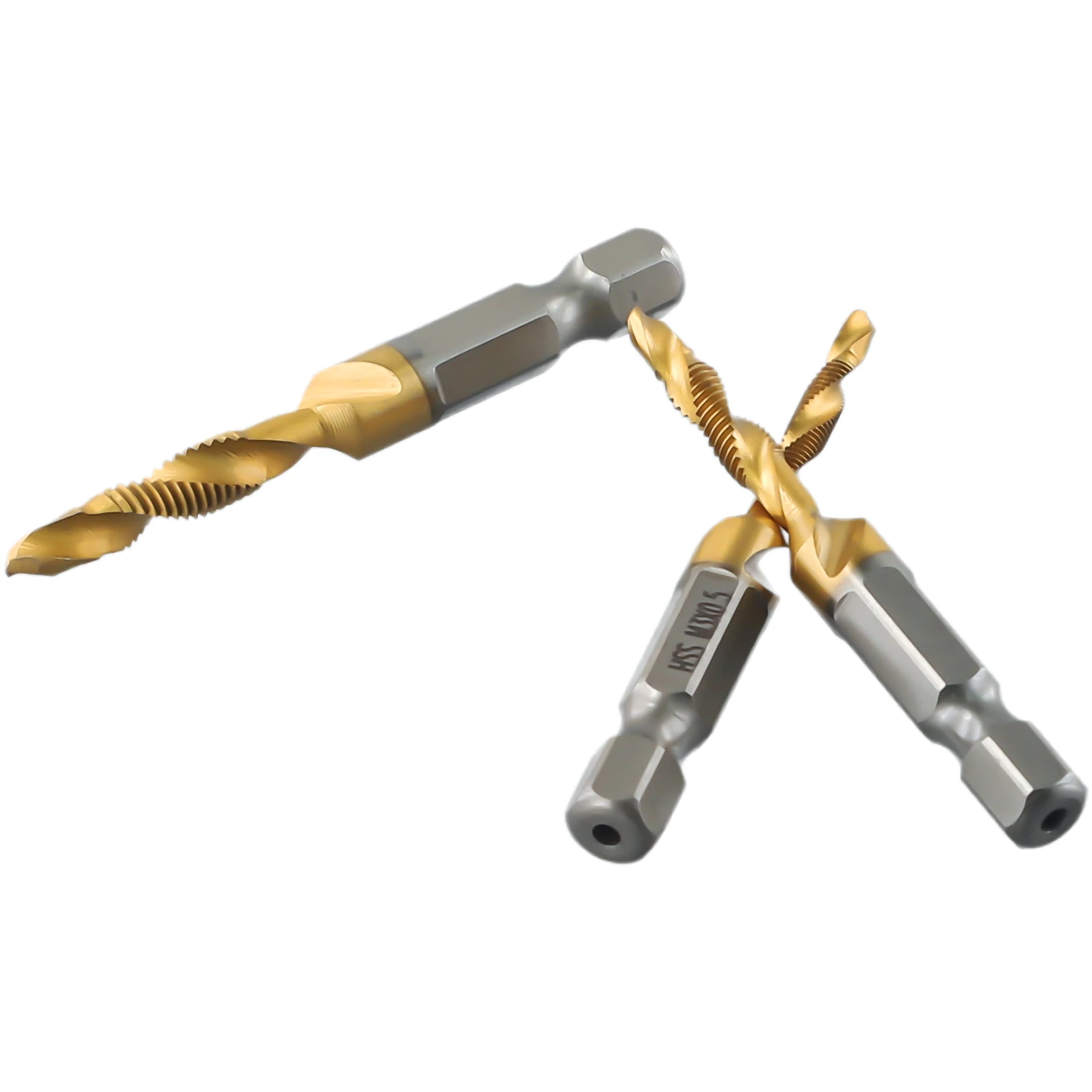

Power Tools Tap Drill Aluminum Plastic Tin Alloy Wood Compound Tap HSS Screw Hex Shank Thread Metric Brand New