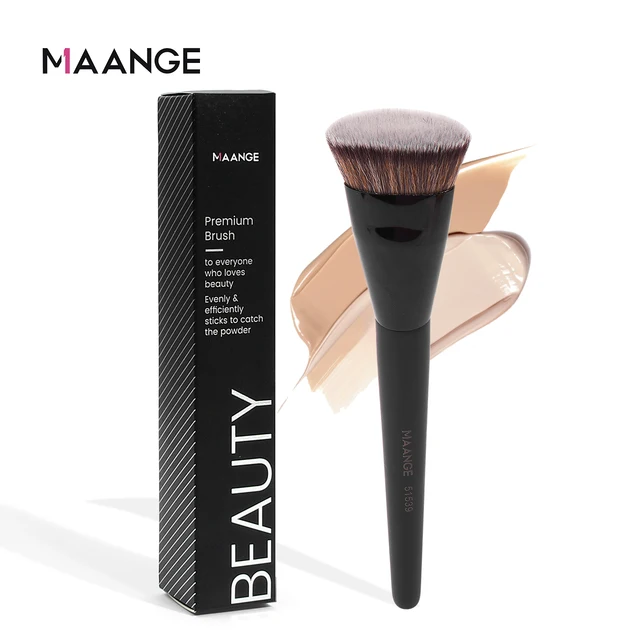 40816-10267a.jpg MAANGE Professional Foundation Brush – Even Blending Without Streaks | Ideal for Foundation, Blush and Concealer