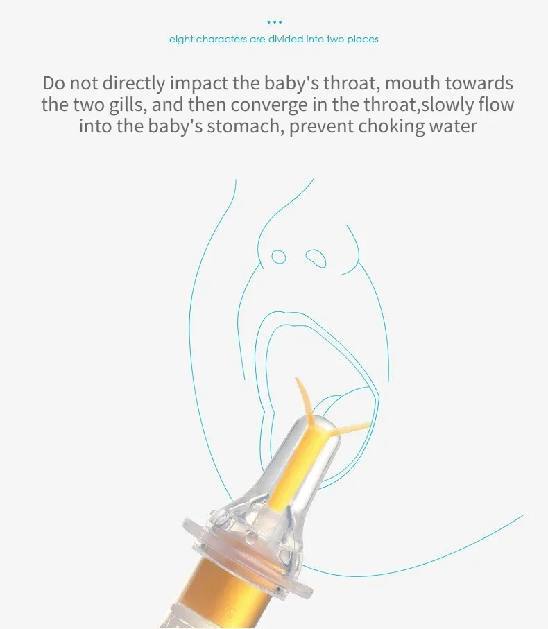 Description Picture 4 of itemBaby Stuff Baby Syringe Feeder Newborn Dropper Medicine Feeder Needle Feeder Squeeze Medicine Dropper Dispenser Pacifier
