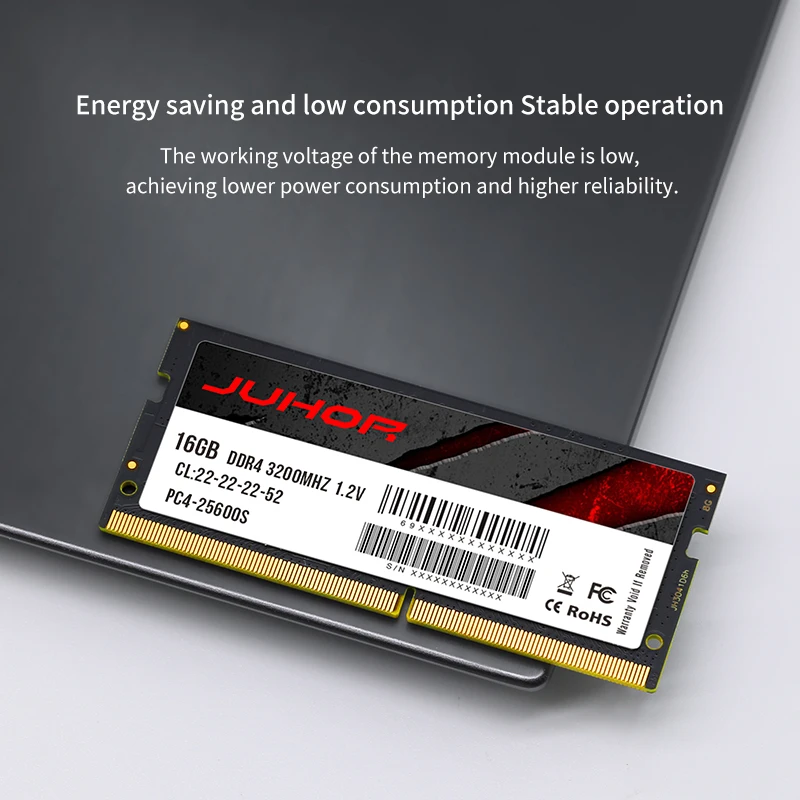 JUHOR ノートパソコン用RAM DDR4 16GB 2666MHz 3200MHz ノートブック