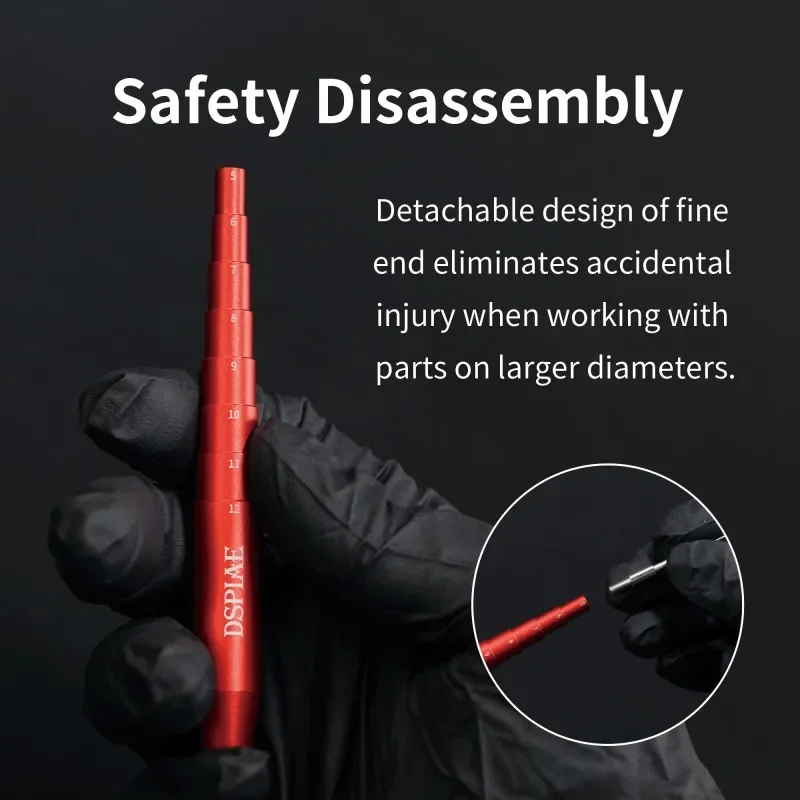 DSPIAE AT-CR Step Roller Multi-segment Reel with Scale Model Tool Spring Wire Hook Craft Making Tools for Modeling Hobby DIY model tools