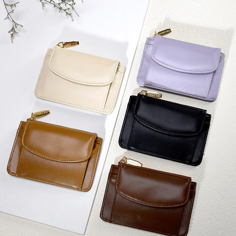 2023 Leather Women Wallet Hasp Small and Slim Coin Pocket Purse Women Wallets Cards Holders Luxury Brand Wallets Designer Purse