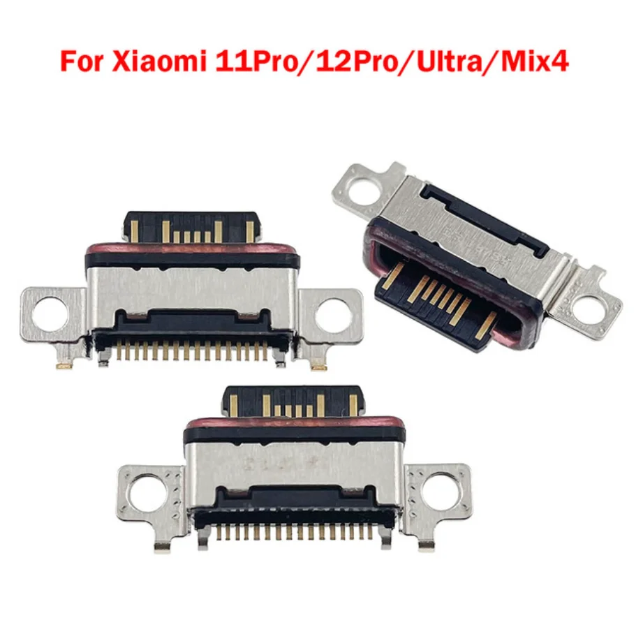 

10-100 шт. для зарядного устройства Xiaomi 11Pro/12Pro/Ultra/Mix4 док-разъем порт USB разъем для зарядки