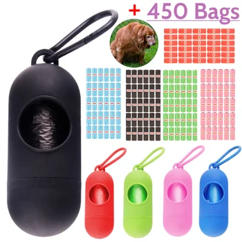 Dog Poop Bags Biodegradable Pet Garbage Bag Dispenser Cat Waste Bags Doggie Outdoor Home Clean Poop Garbage Bag Pet Supplies 1