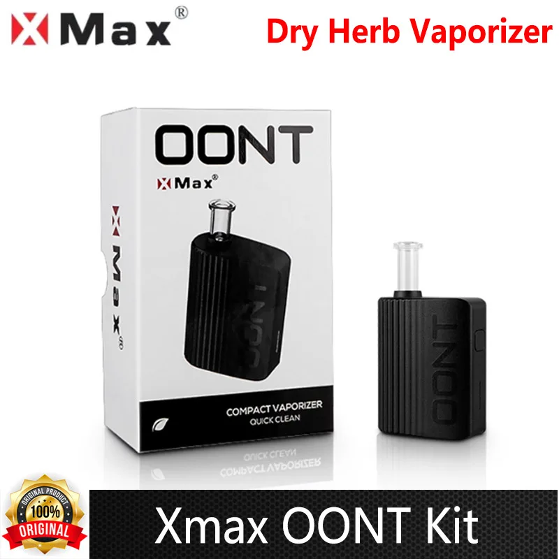 

Dry Herb Vaporizer Original Xmax OONT Kit 1500mAh 18500 Battery Ceramic Heating Chamber Temperature Control Electronic Cigarette