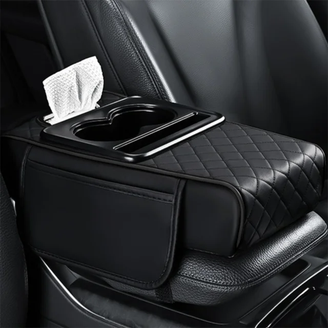 PU Leather Car Armrest Box Cushion 6