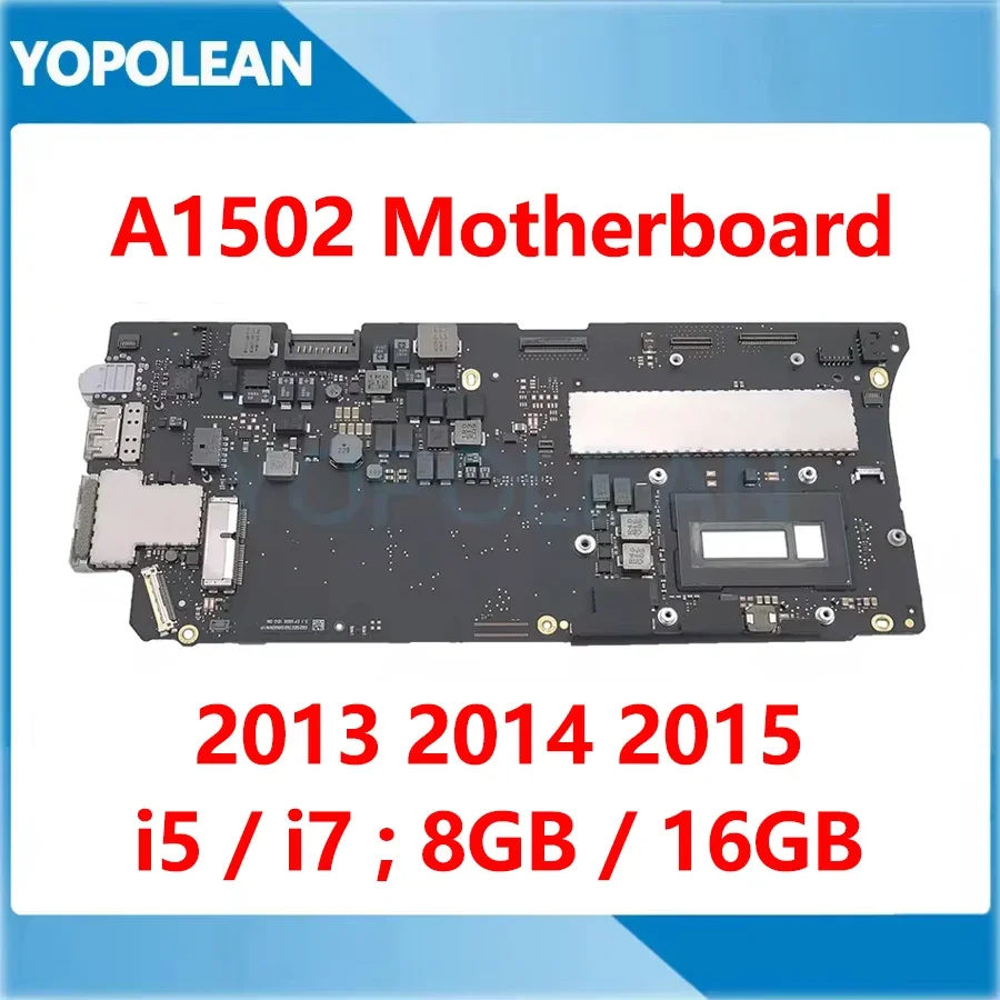 Laptop Motherboard Original A1502 Logic Board for Macbook Pro 13" Retina A1502 Motherboard i5 i7 8GB 16GB 820-3476-A 820-4924-A 2013 2014 2015