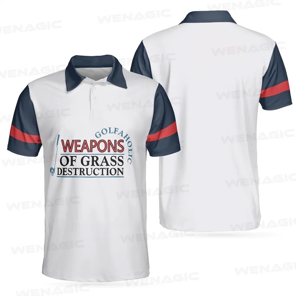 2022 New Golf Clothing Men's Summer Short Sleeve Top Comfortable Casual Stretch New Sports Polo Shirt Breathable Fashion T-shirt