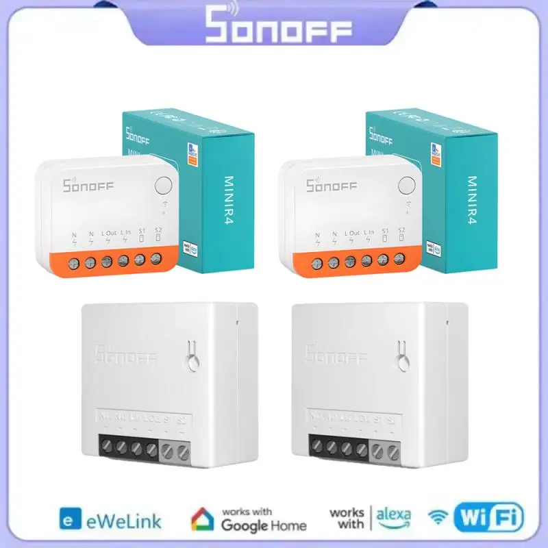 Sonoff Minir4/R2 Wi-Fi Smart Switch Mini Extreme Smart Home Modulo Relè Telecomando Vocale Per Alice Google Assistant Alexa